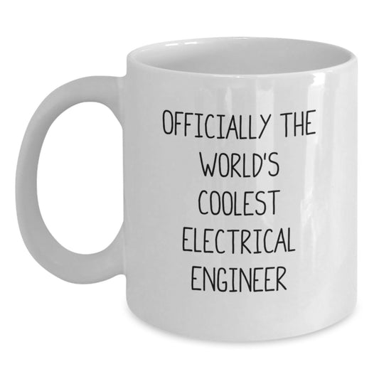 Funny Electrical Engineer White Coffee Mugs Gifts from Family to Graduation - Main