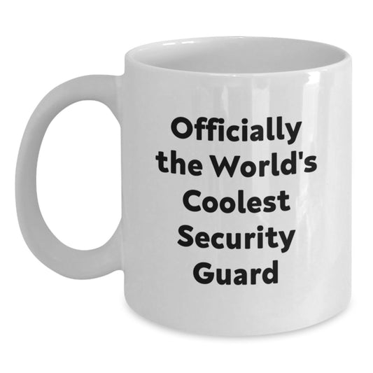 Funny Gifts from Friends to Security Guard Men Graduation Unique - Main