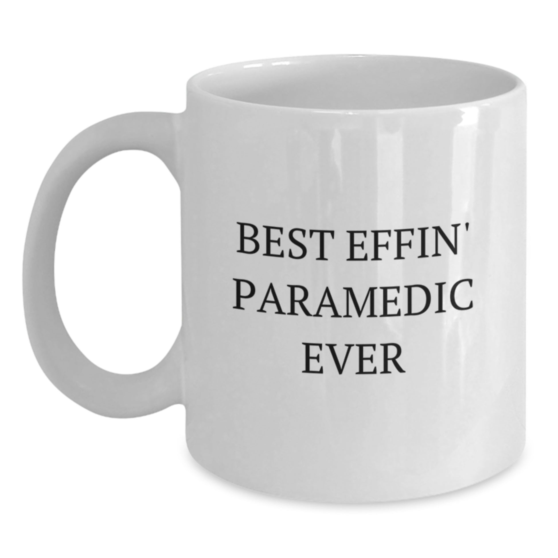Funny Rescue Worker White Coffee Mug Gifts for Rescue Worker Men Funny Best Effin' Rescue Worker Ever Quotes, Gifts from Men for Rescue Worker Friends - Main