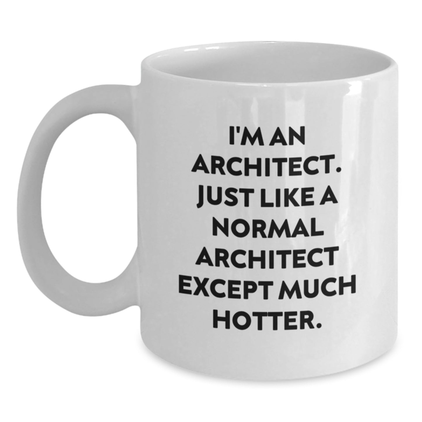 Architect White Coffee Mug Novelty Hotter Birthday Gift for Friends - Main