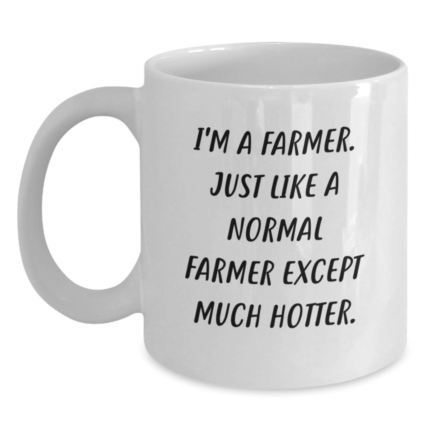 For Him Keepsake Farmer White Coffee Mug Birthday Surprise Gift - Main