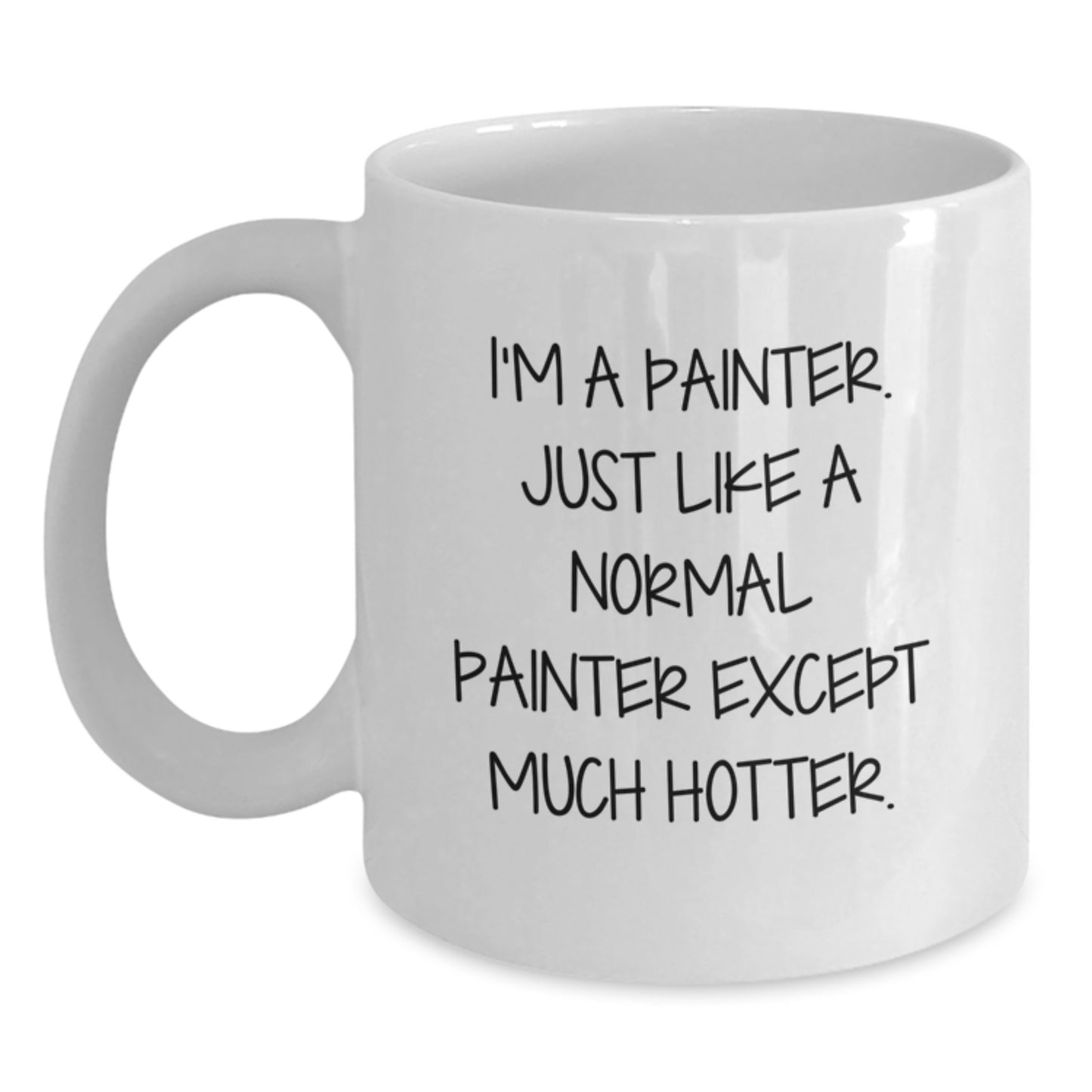 Cool Painter Birthday Gift Essential White Mug for Neighbors - Main