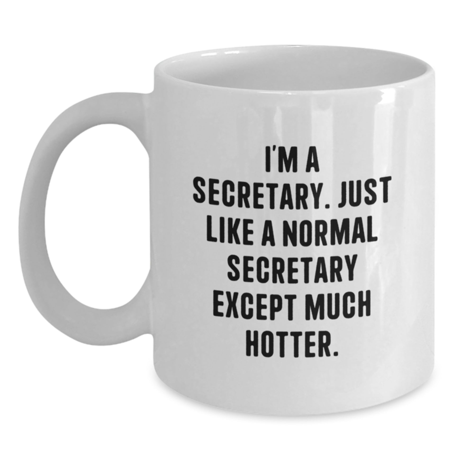 Birthday Gift for Her Present Secretary White Coffee Mug Surprise - Main