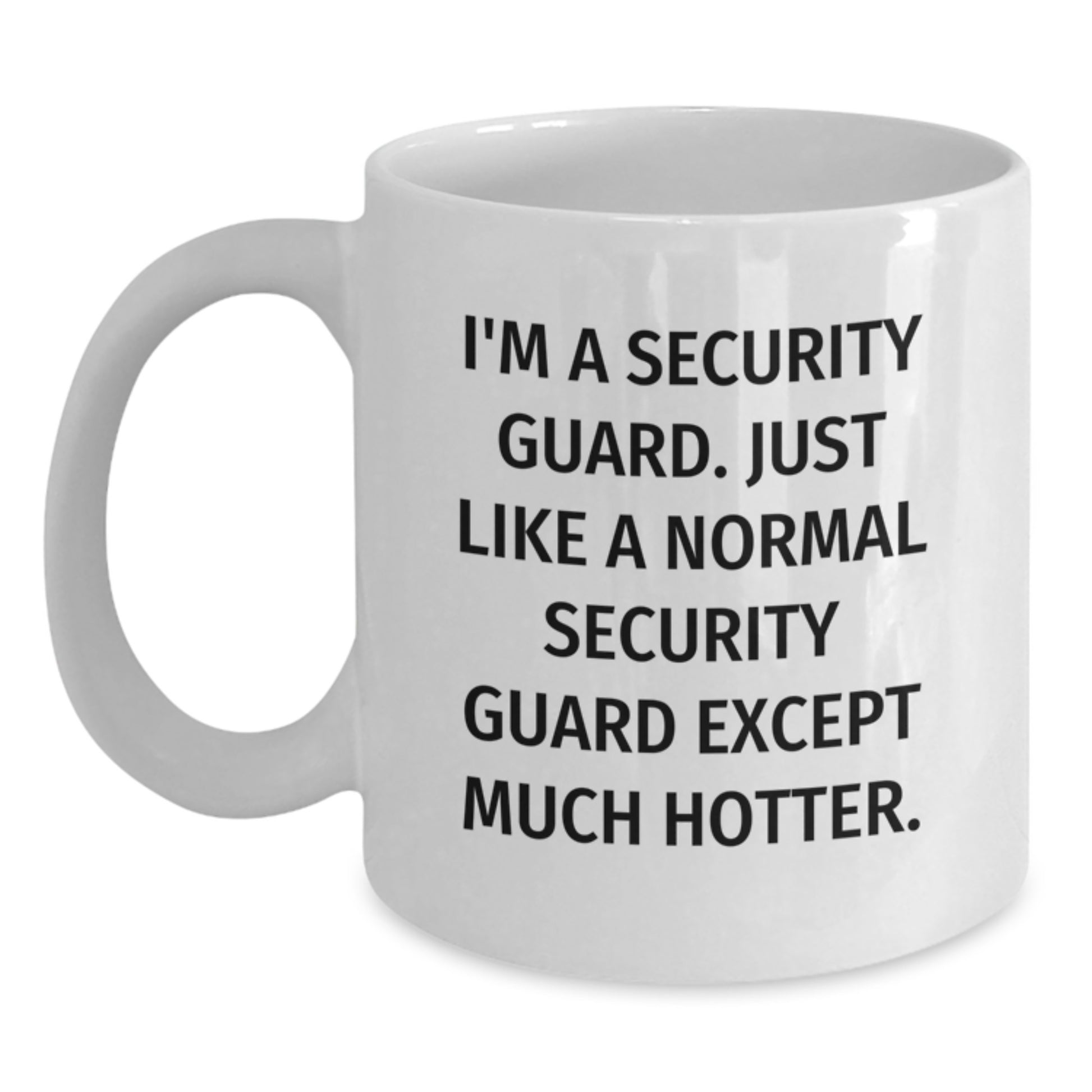 Security Guard White Mug Idea for Coworkers Office Birthday Gift - Main
