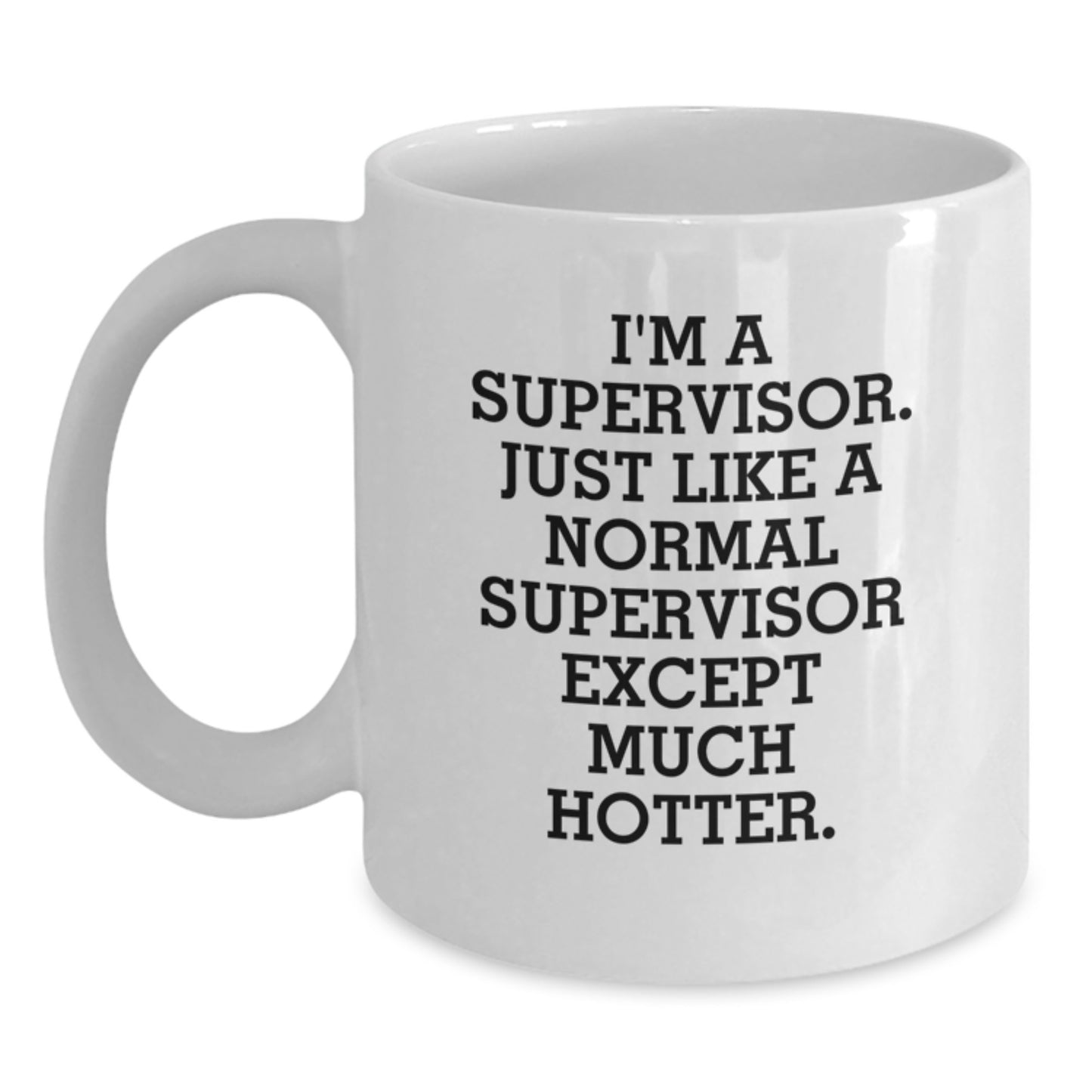 Birthday Gift Supervisor White Coffee Mug Present for Her - Main