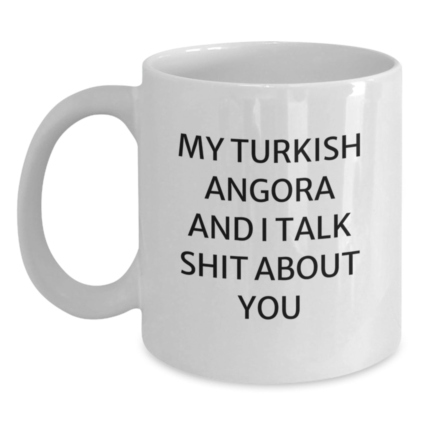Birthday Gift Turkish Angora White Coffee Mug Keepsake for Her - Main