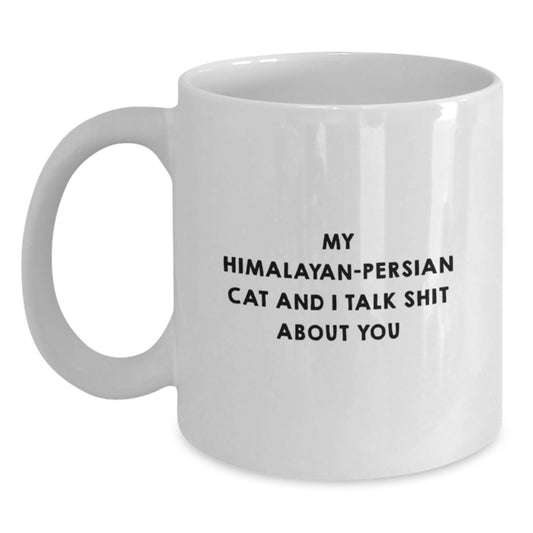 Funny Himalayan-Persian Cat White Coffee Mugs Gifts from Men for Mother's Day Unique - Main