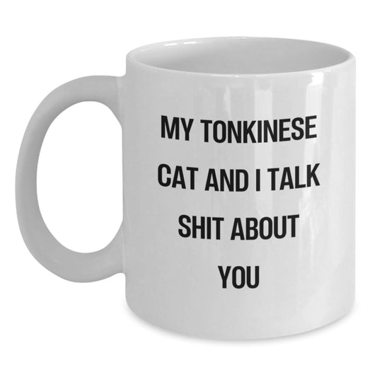 Tonkinese Cat Lovers Funny White Coffee Mug Gifts from Friends for Mom on Mother's Day - Main