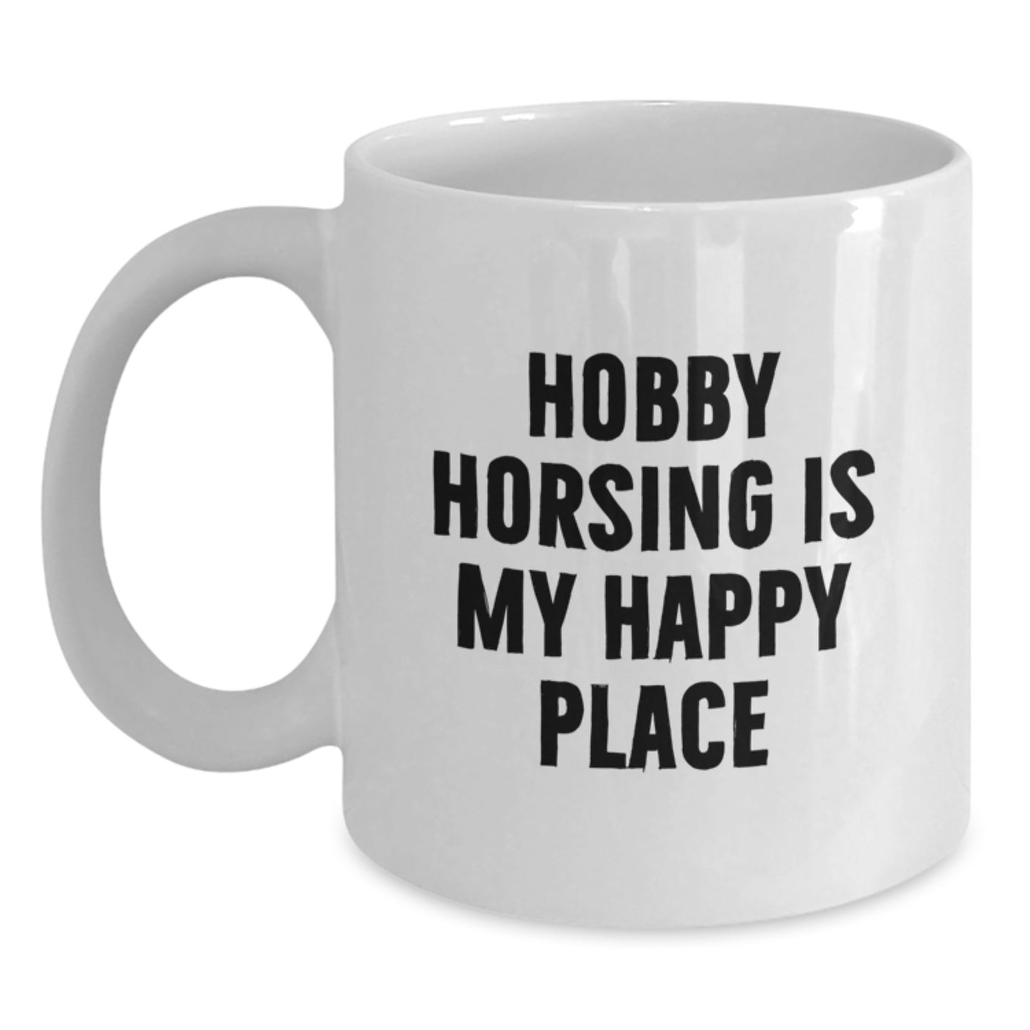 Hobby Horsing Gifts from Men, Inspirational White Coffee Mugs for Hobby Horsing Enthusiasts - Main