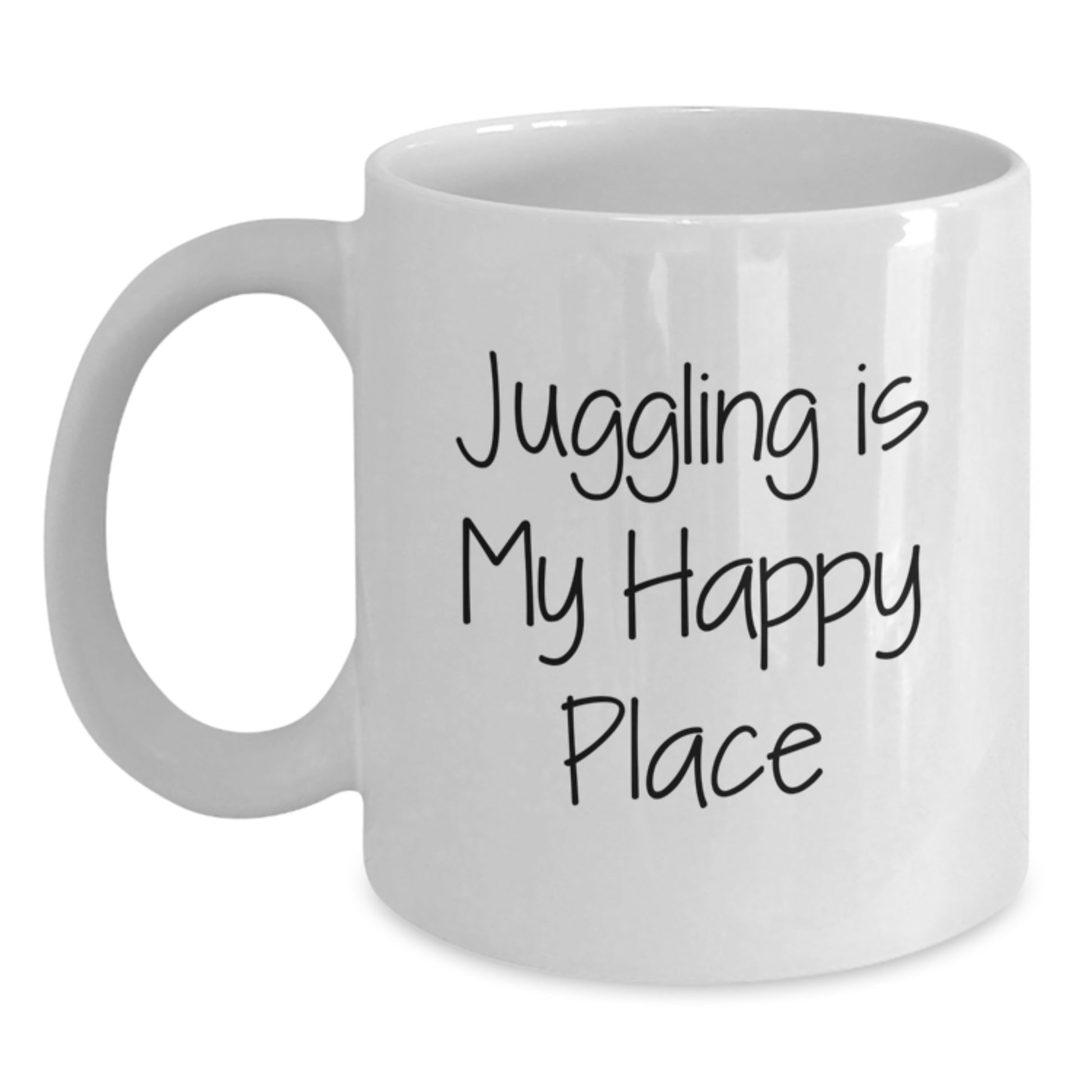 Juggling Keepsake White Coffee Mug for Him Birthday Gift - Main