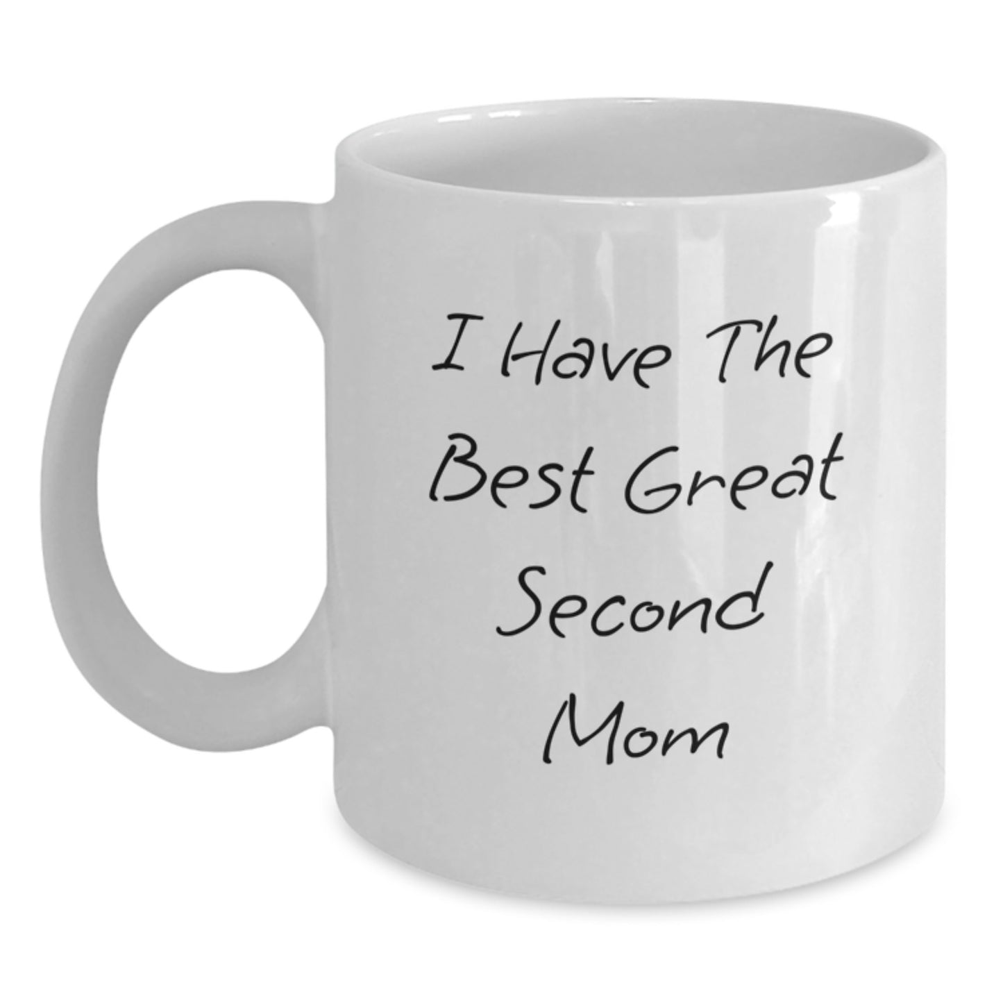 Novelty Second Mom Mug for Grandma – Birthday Gift – 11oz White Ceramic - Main