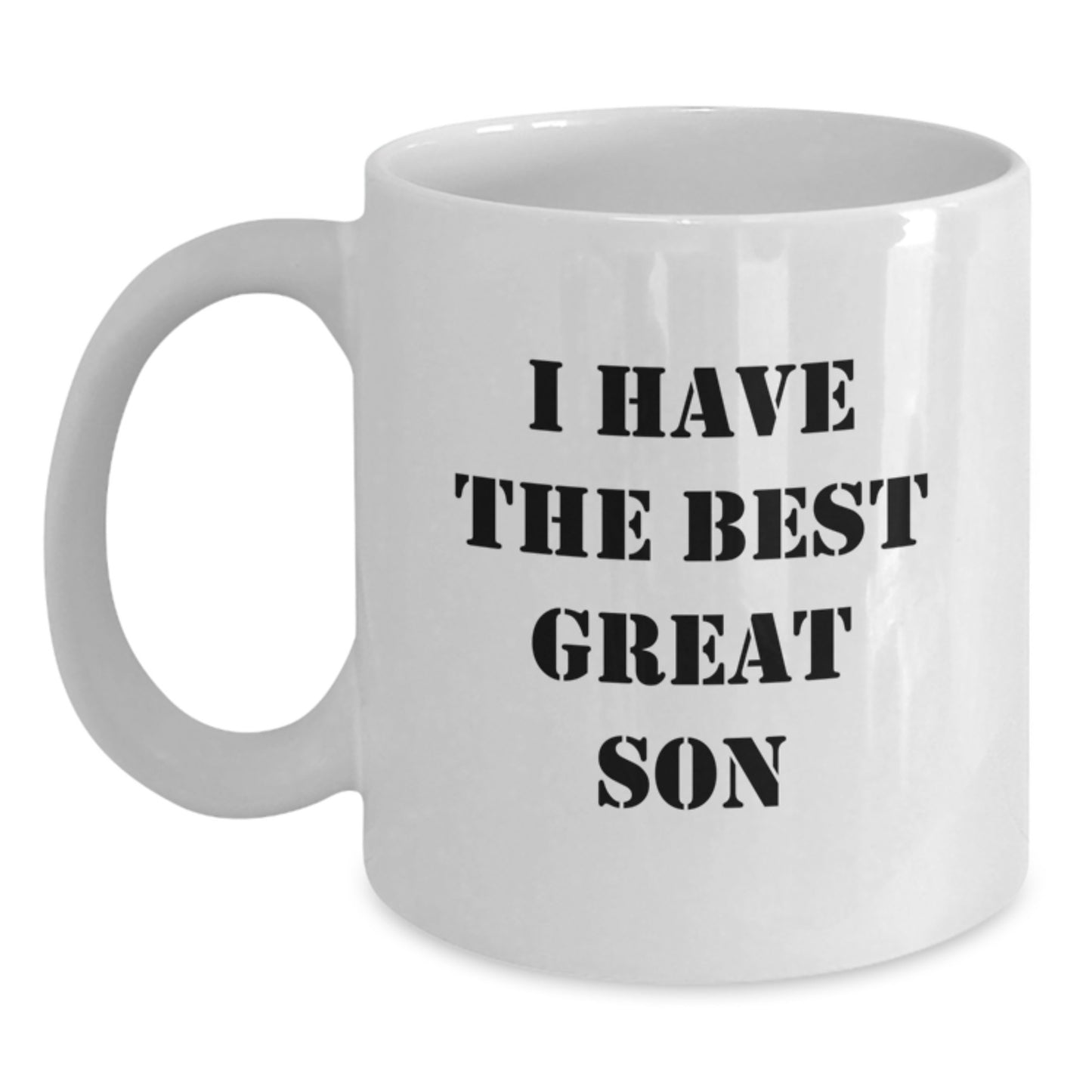 Son Keepsake White Premium Ceramic Coffee Mug Birthday Gift for Him - Main