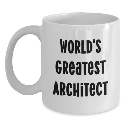 Architect Gift for Him - World's Greatest Architect Keepsake Mug - Main