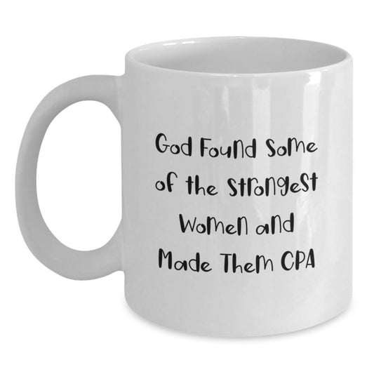 Funny CPA Gifts from Men to Women CPA, Unique Birthday Unique Gifts for CPA Coffee Lovers, White Coffee Mug for CPA Enthusiasts - Main