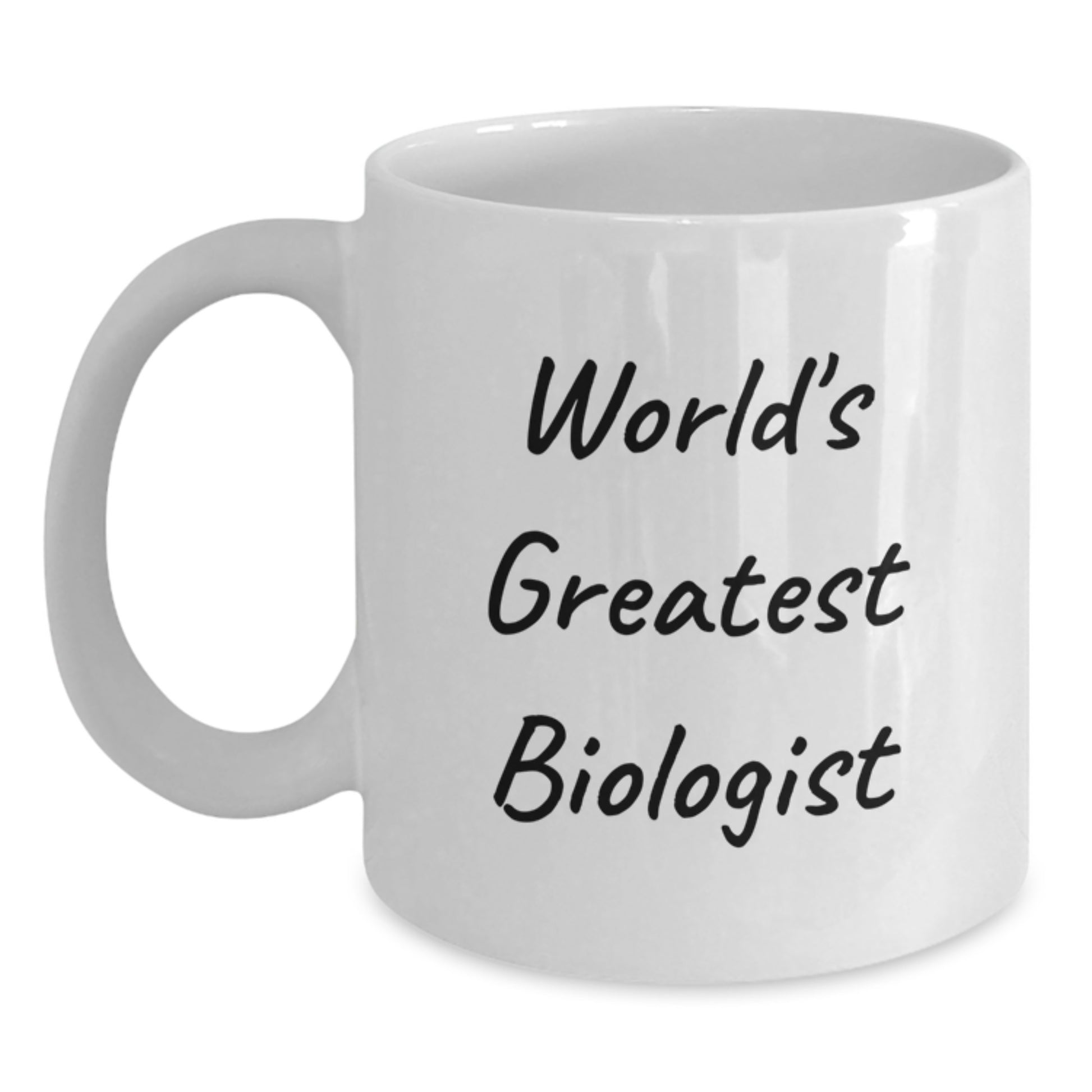 Birthday Gift for Her Biologist White Coffee Mug Present Scientific - Main