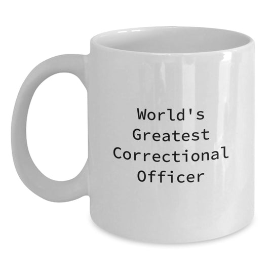 Christmas Gift for Her World's Greatest Correctional Officer Present - Main