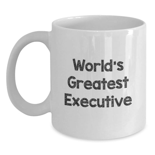 Executive Gift for Him World's Greatest Executive Keepsake Mug - Main