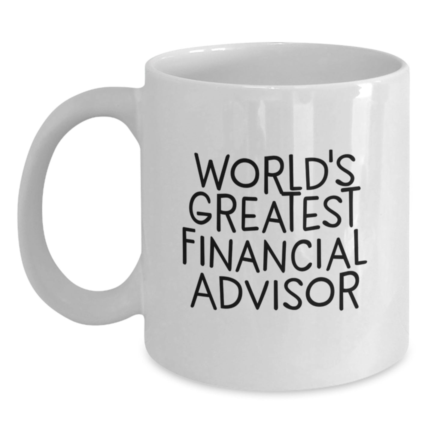 Financial Advisor Keepsake Mug for Him 11oz Birthday Gift Ceramic - Main