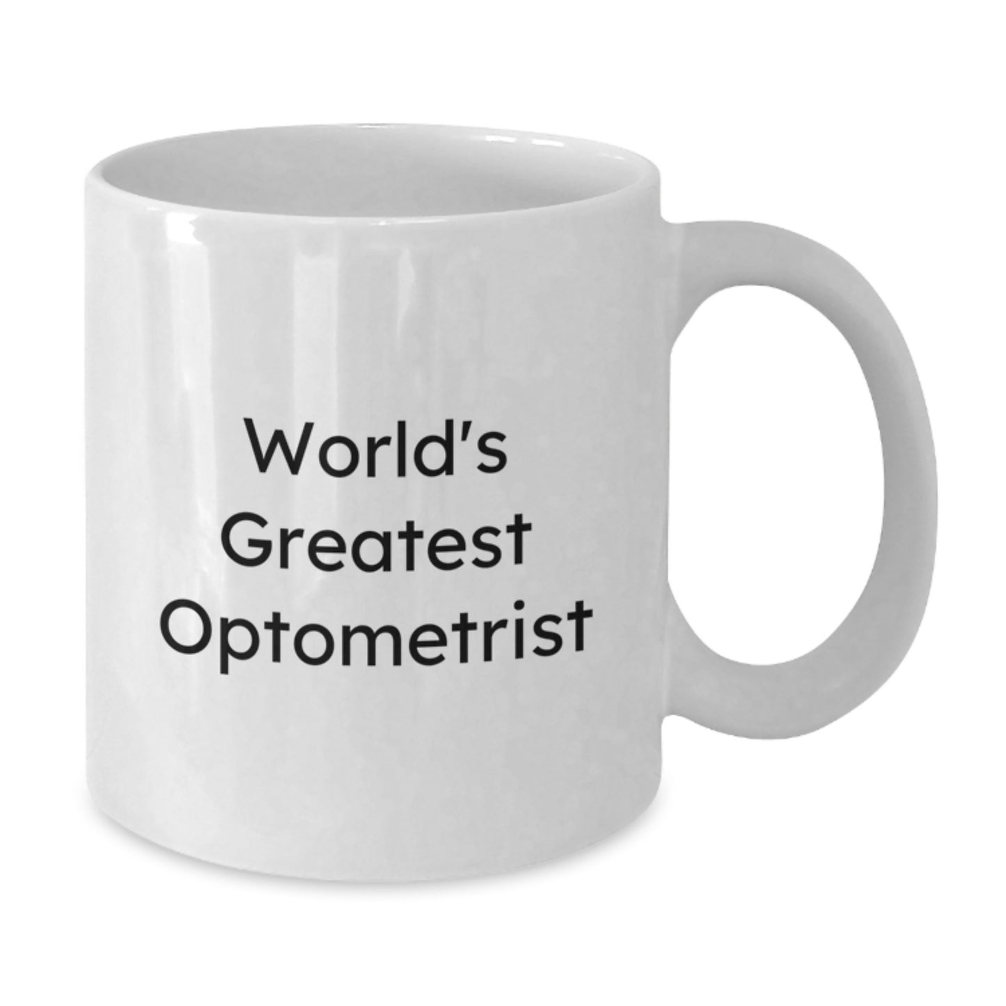 Optometrist White Ceramic Coffee Mug Keepsake Birthday Gift for Him - Additional