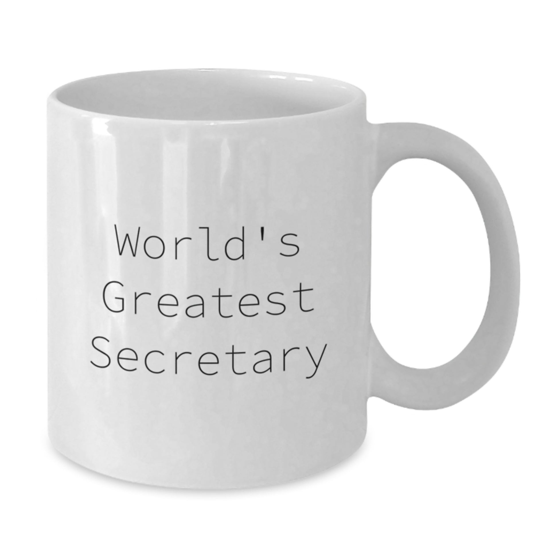 Funny World's Greatest Secretary White Coffee Mugs Gifts for Secretary from Friends - Additional