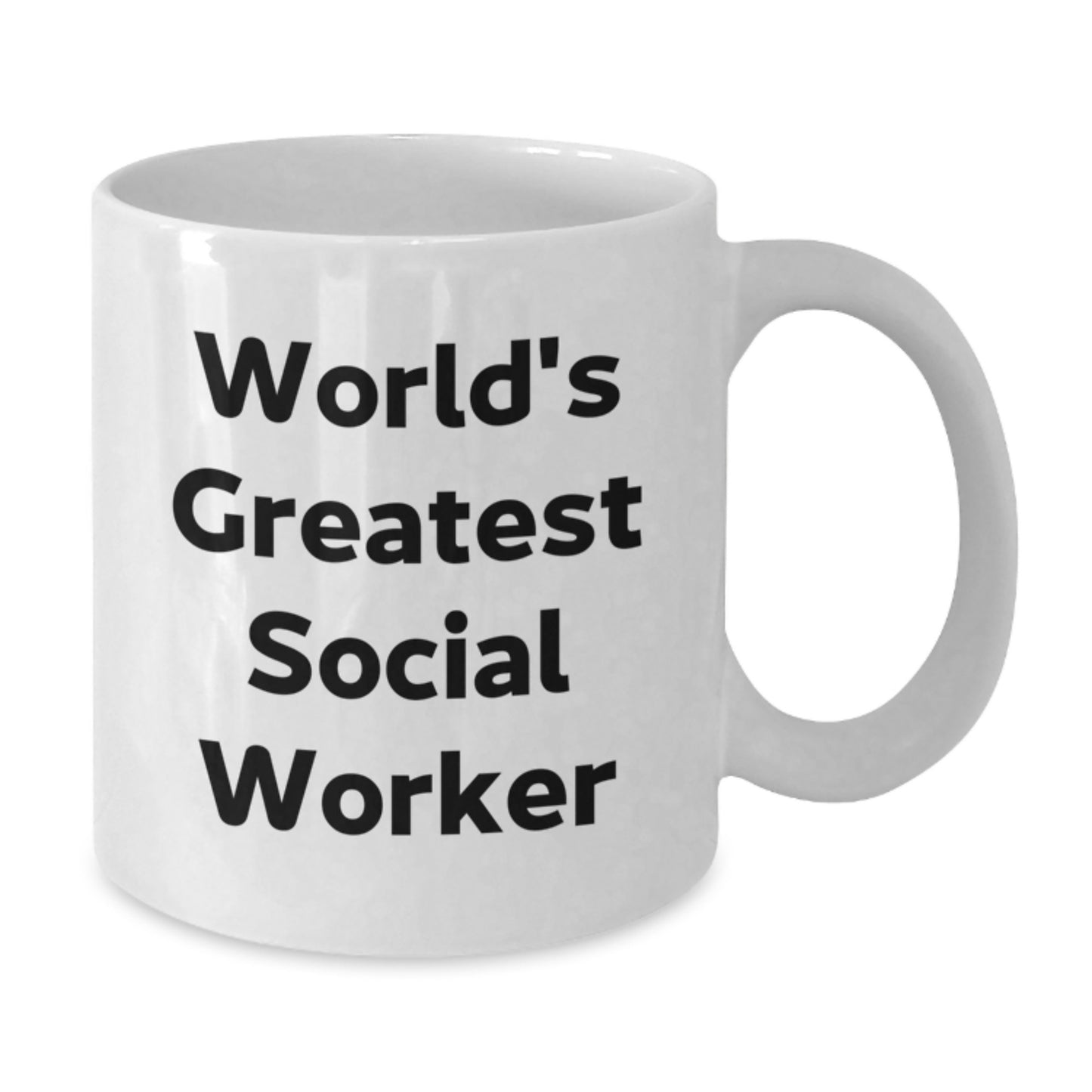 Social Worker White Coffee Mug Keepsake Birthday Gift for Him - Additional