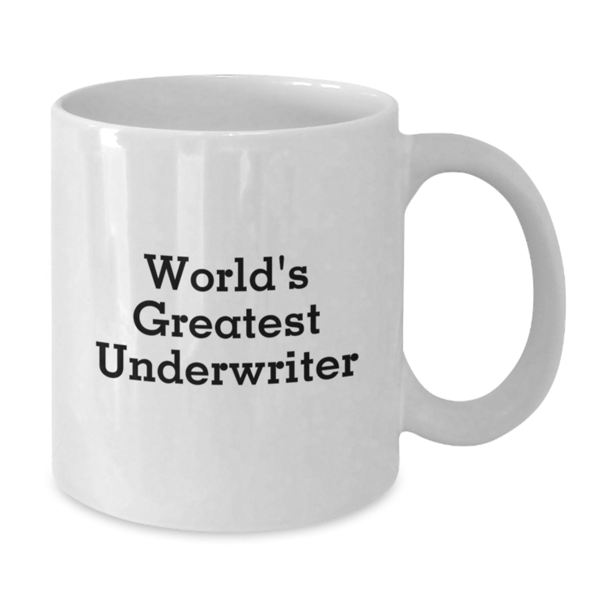 Underwriter Keepsake Premium White Coffee Mug for Him Birthday Gift - Additional