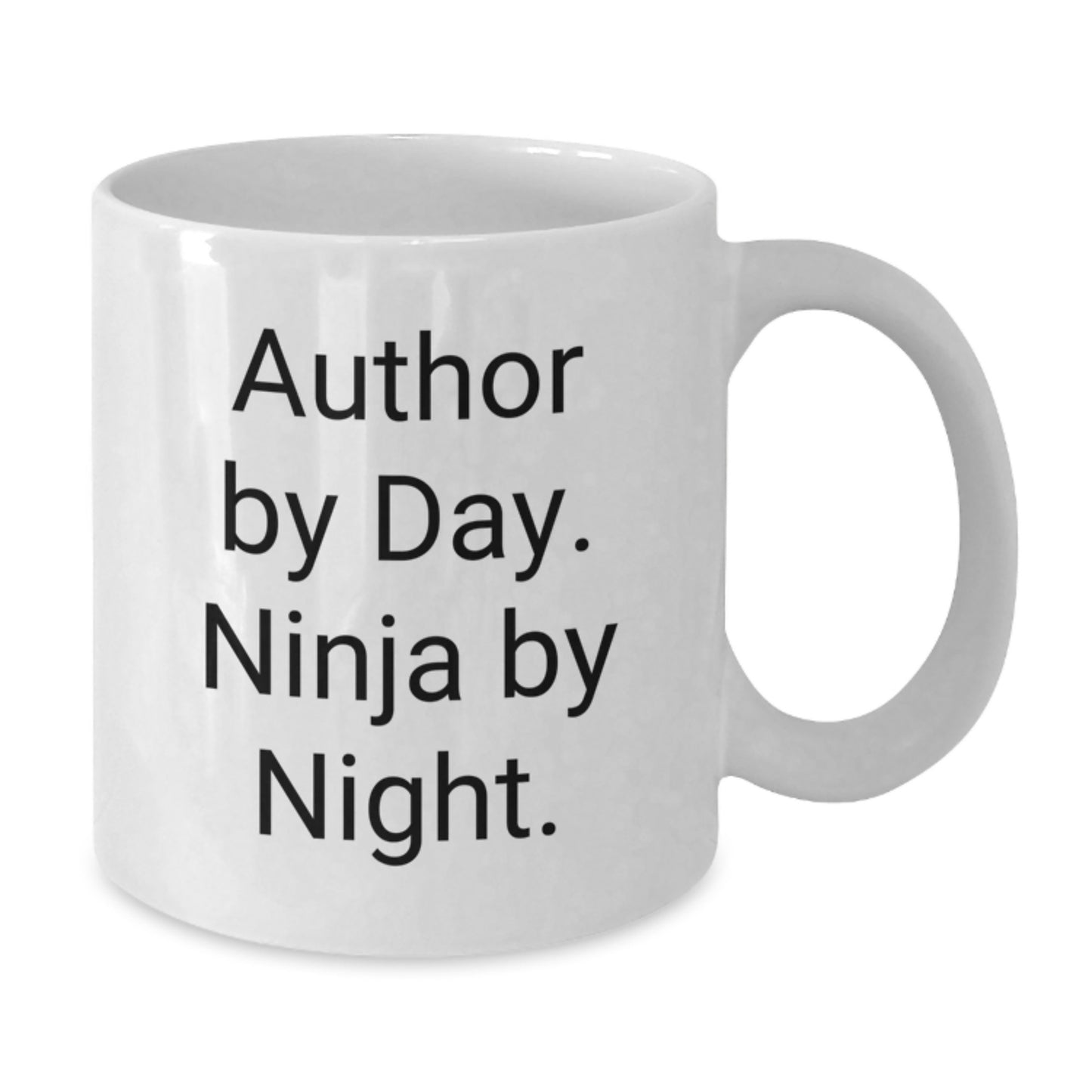 Author Gifts for Men - Funny White Coffee Mug - Valentine's Unique Gifts from Friends - Additional