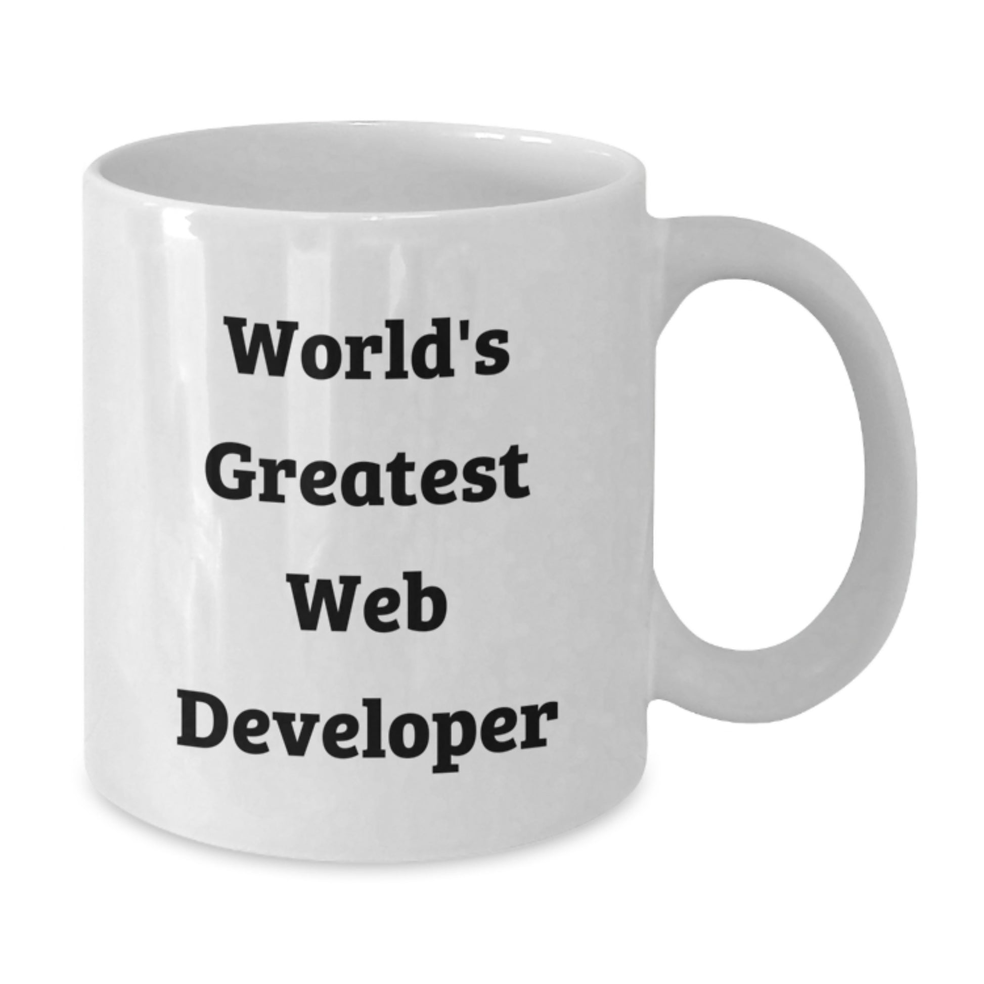 Funny World's Greatest Web Developer Gifts for Dad Web Developer White Coffee Mug - Gifts from Family for Father's Day Unique - Additional
