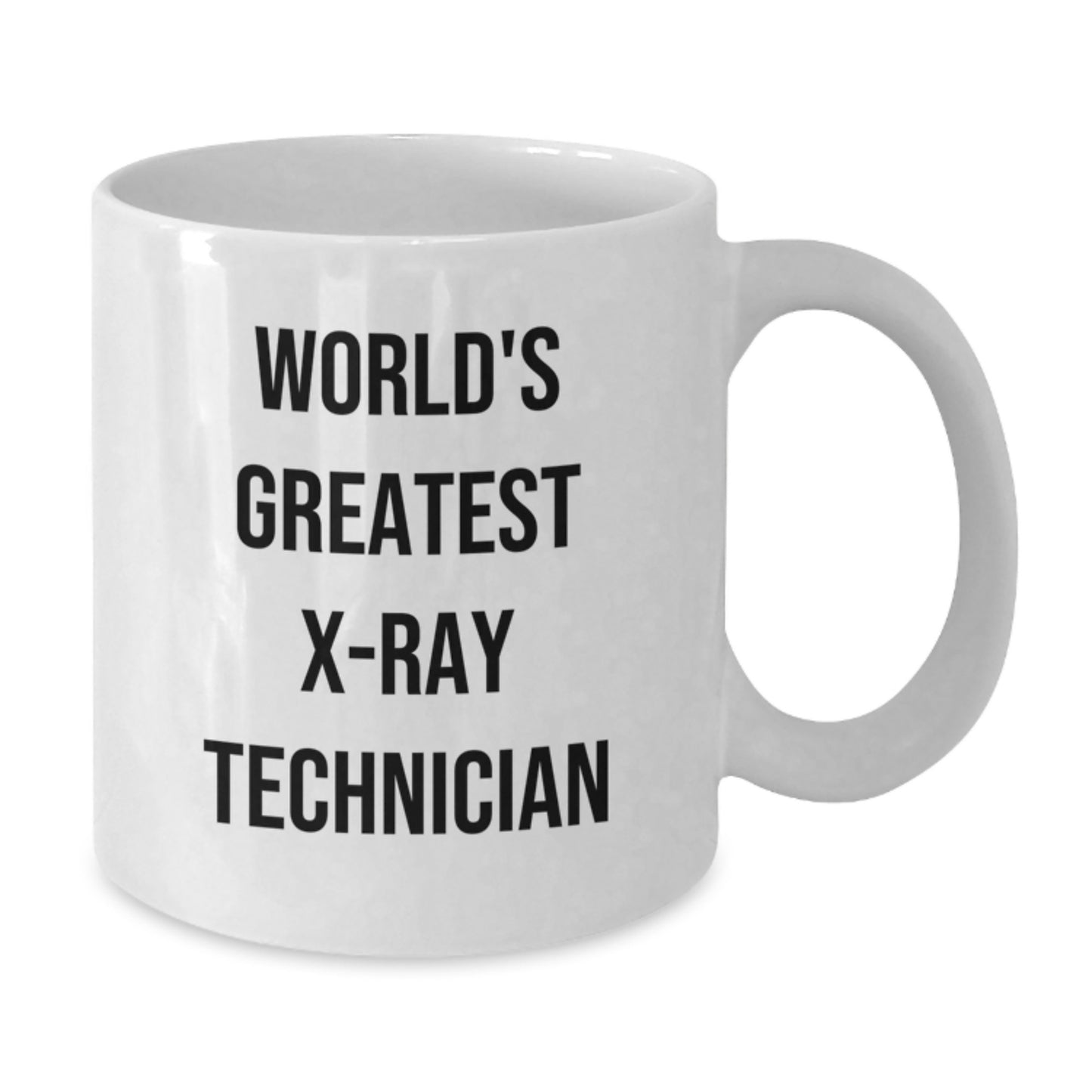 Funny X-Ray Technician Gifts from Men for Father's Day World's Greatest White Coffee Mug - Additional