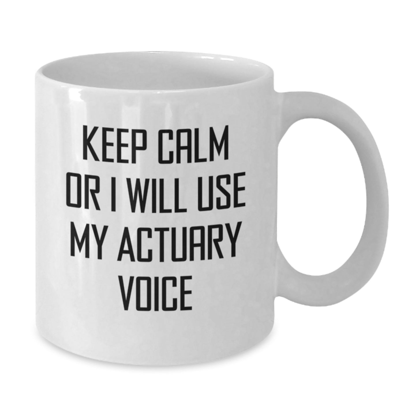 Actuary Keepsake White Coffee Mug for Him Birthday Gift Professional - Additional