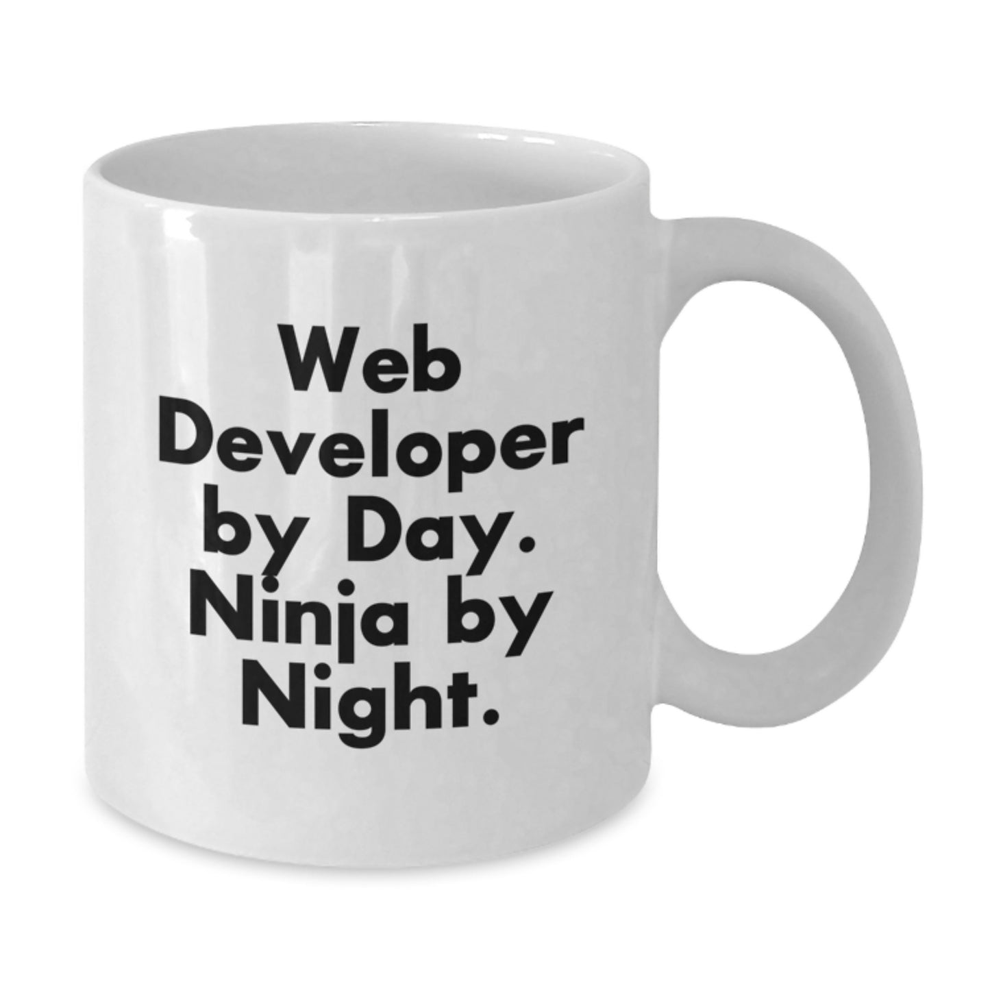 Funny Web Developer White Coffee Mugs Gifts from Friends to Web Developer for Graduation Unique - Additional
