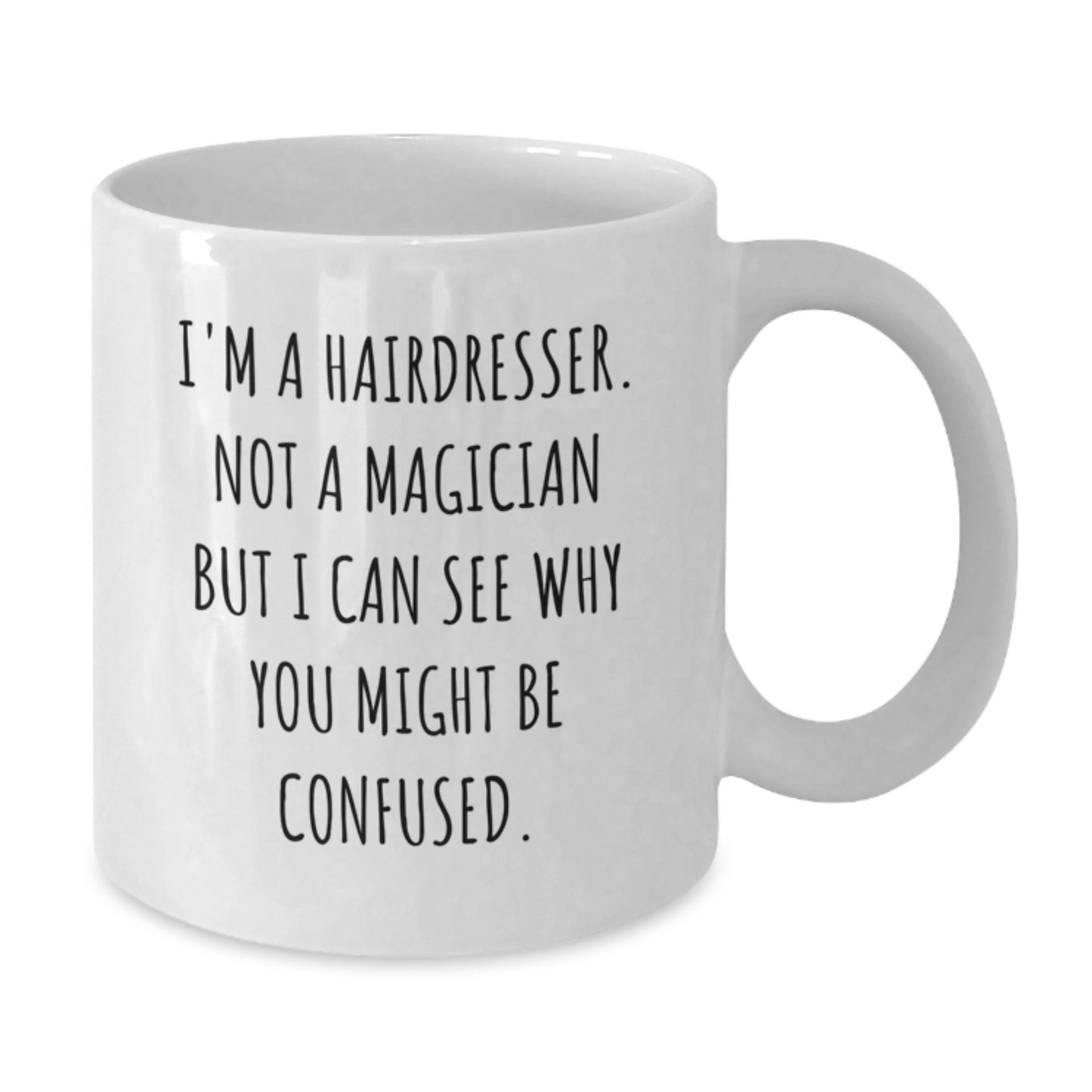 Funny Hairdresser Gifts from Friends White Coffee Mugs for Hairdresser Graduation Unique - Additional