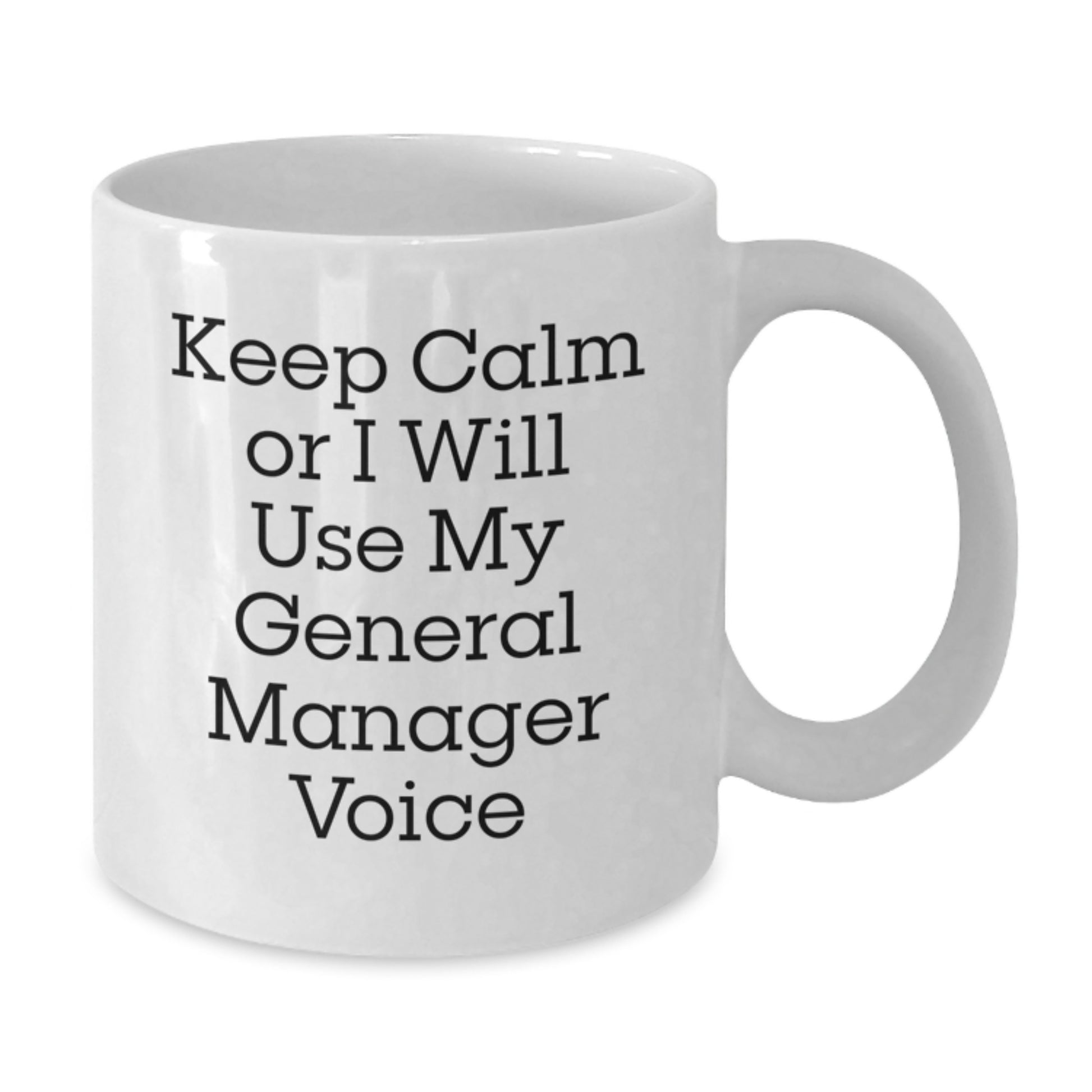 General Manager Keepsake White Coffee Mug for Him Birthday Gift - Additional