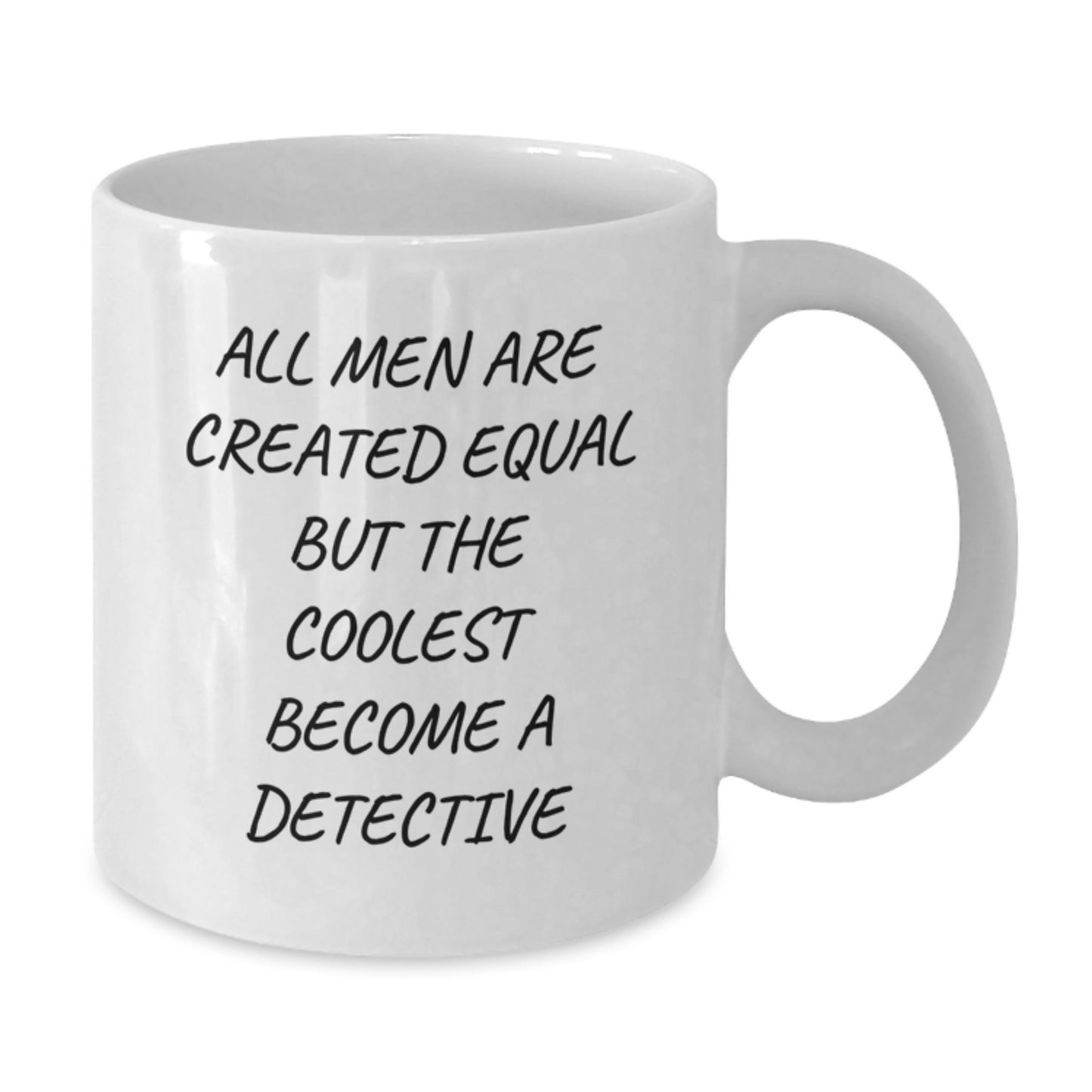 Detective Keepsake White Mug for Him Birthday Gift - Additional