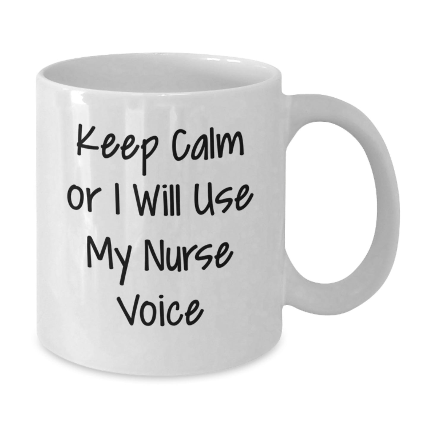 Nurse Keepsake White Coffee Mug for Him Birthday Gift with Bold Quote - Additional
