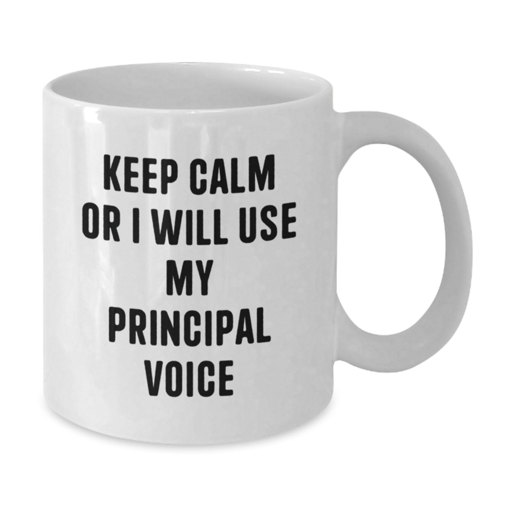 Principal Humor Gifts from Dad to Principal or Teacher for Father's Day Unique White Coffee Mug - Additional