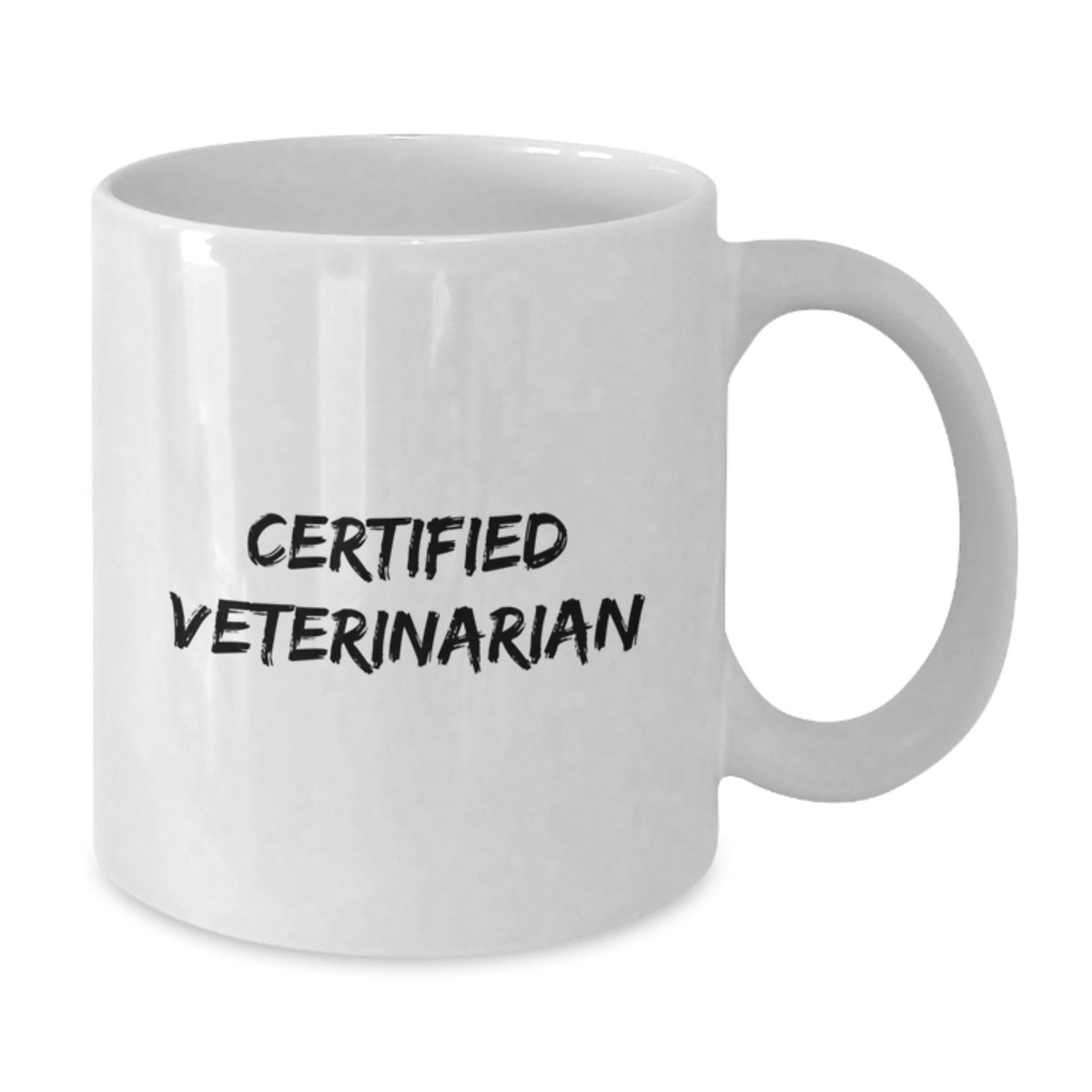 Funny Veterinarian Gifts from Friends, Birthday Unique Mug for Men or Women, Gifts for Veterinarian with 'Certified Veterinarian' Quote on White Coffee Mug, 11oz or 15oz Ceramic Mug - Additional