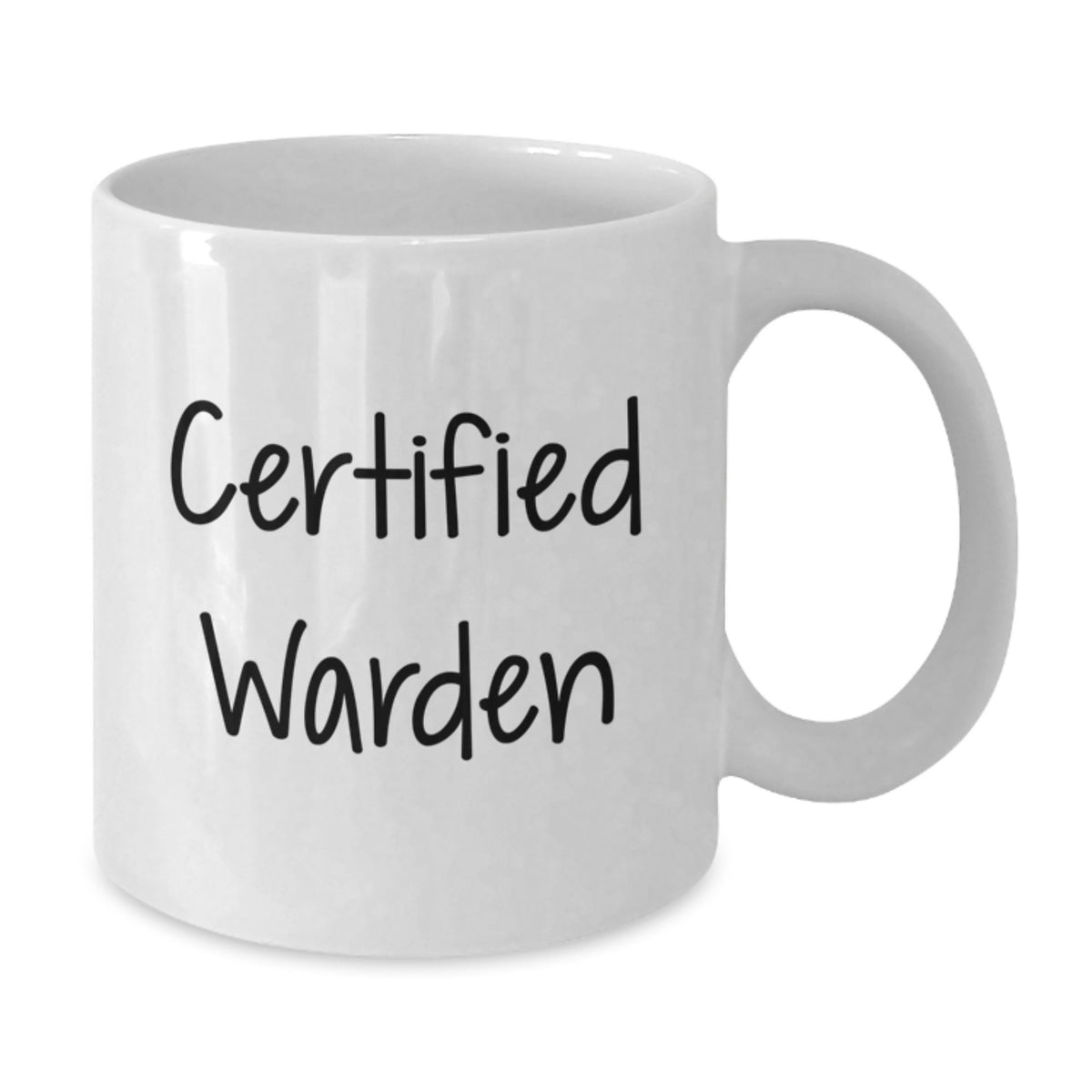 Funny Warden Gifts from Friends and Family for Birthday Unique Warden Lover White Coffee Mugs - Additional