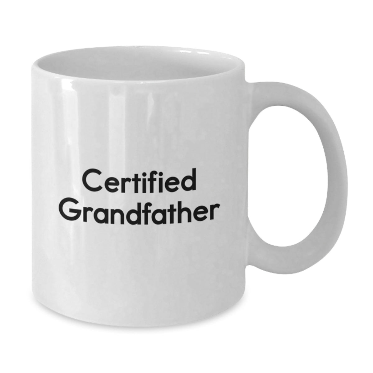 Funny Grandfather White Coffee Mug Gifts from Family to Grandfather on Valentine's - Additional