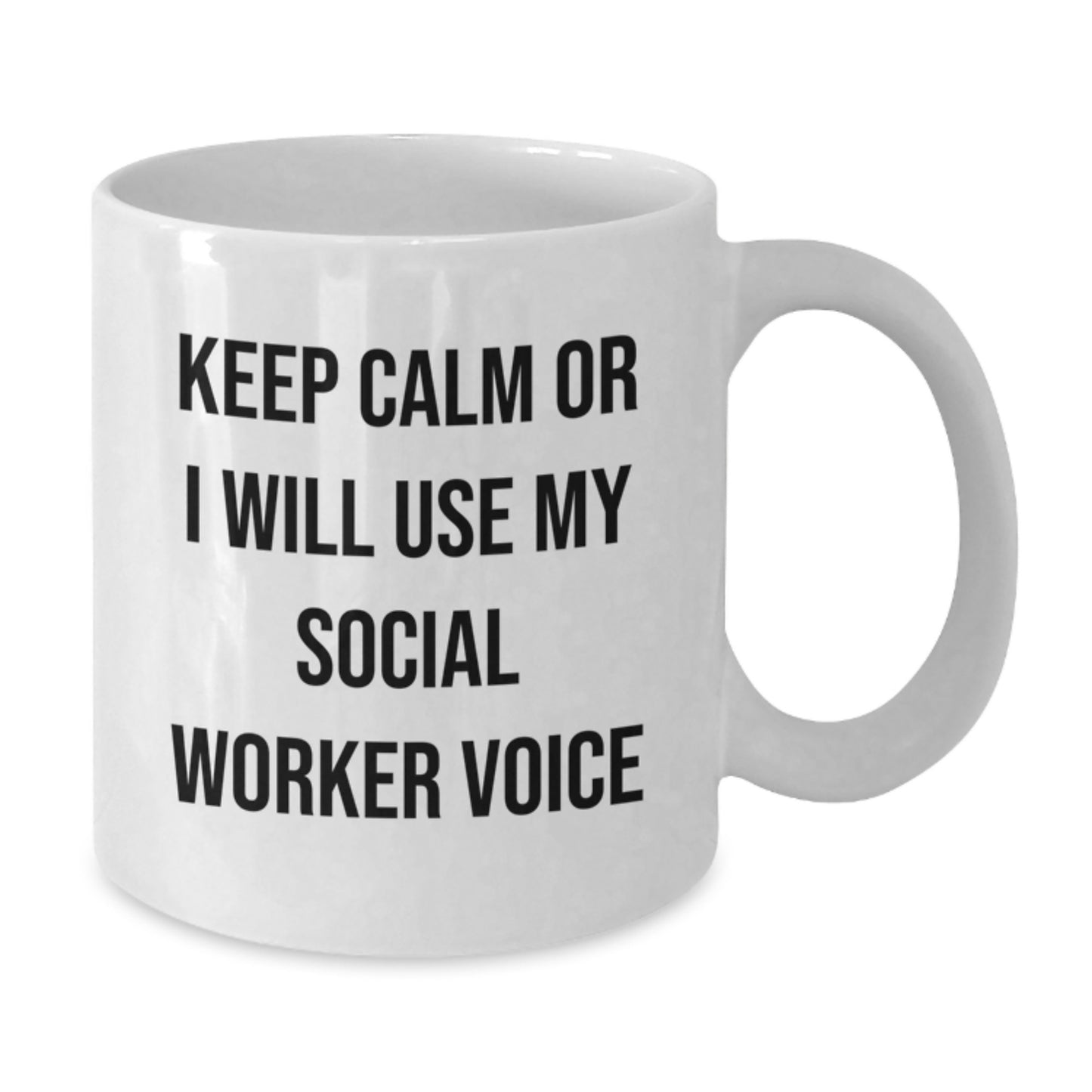Social Worker Keepsake White Ceramic Coffee Mug for Him Birthday Gift - Additional