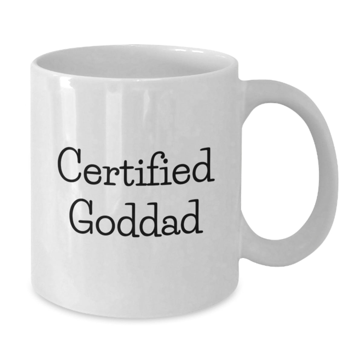 Gifts from Friends for the Amazing Goddad - Funny Quote White Coffee Mug for Birthday Unique Gifts - Additional
