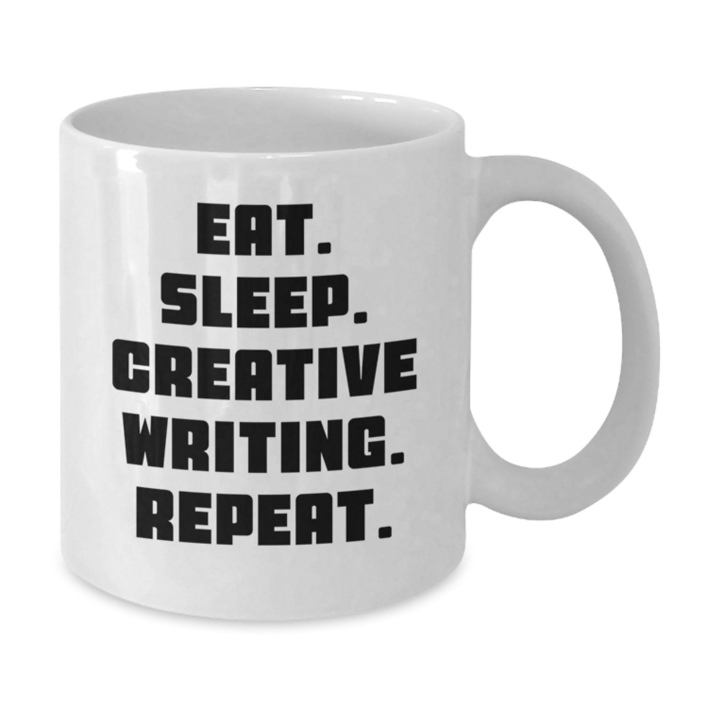 Creative Writing Funny Quote White Coffee Mug for Gift from Friends, Lover on Valentine's Unique Gifts for Creative Writing Enthusiasts, Women, Men - Additional