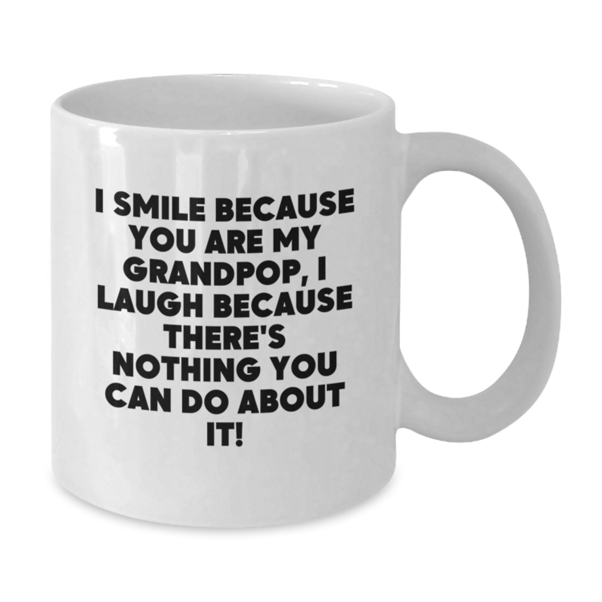 Grandpop Keepsake White Coffee Mug 11oz Ceramic Premium Birthday Gift - Additional