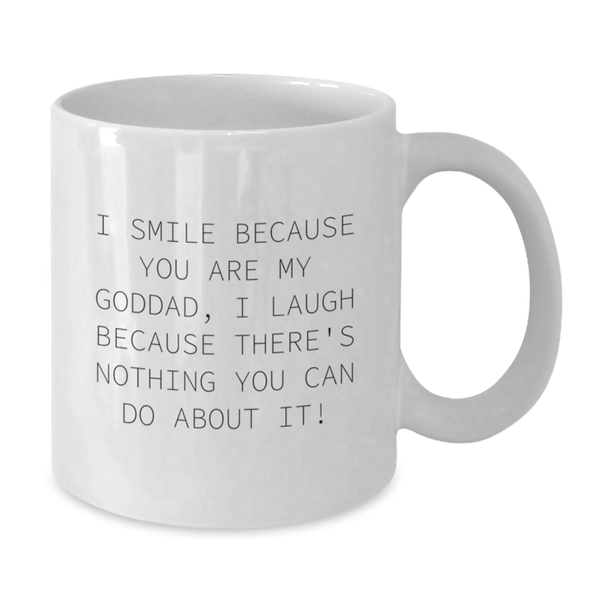 Birthday Gift for Her Goddad Keepsake White Ceramic Coffee Mug Present - Additional