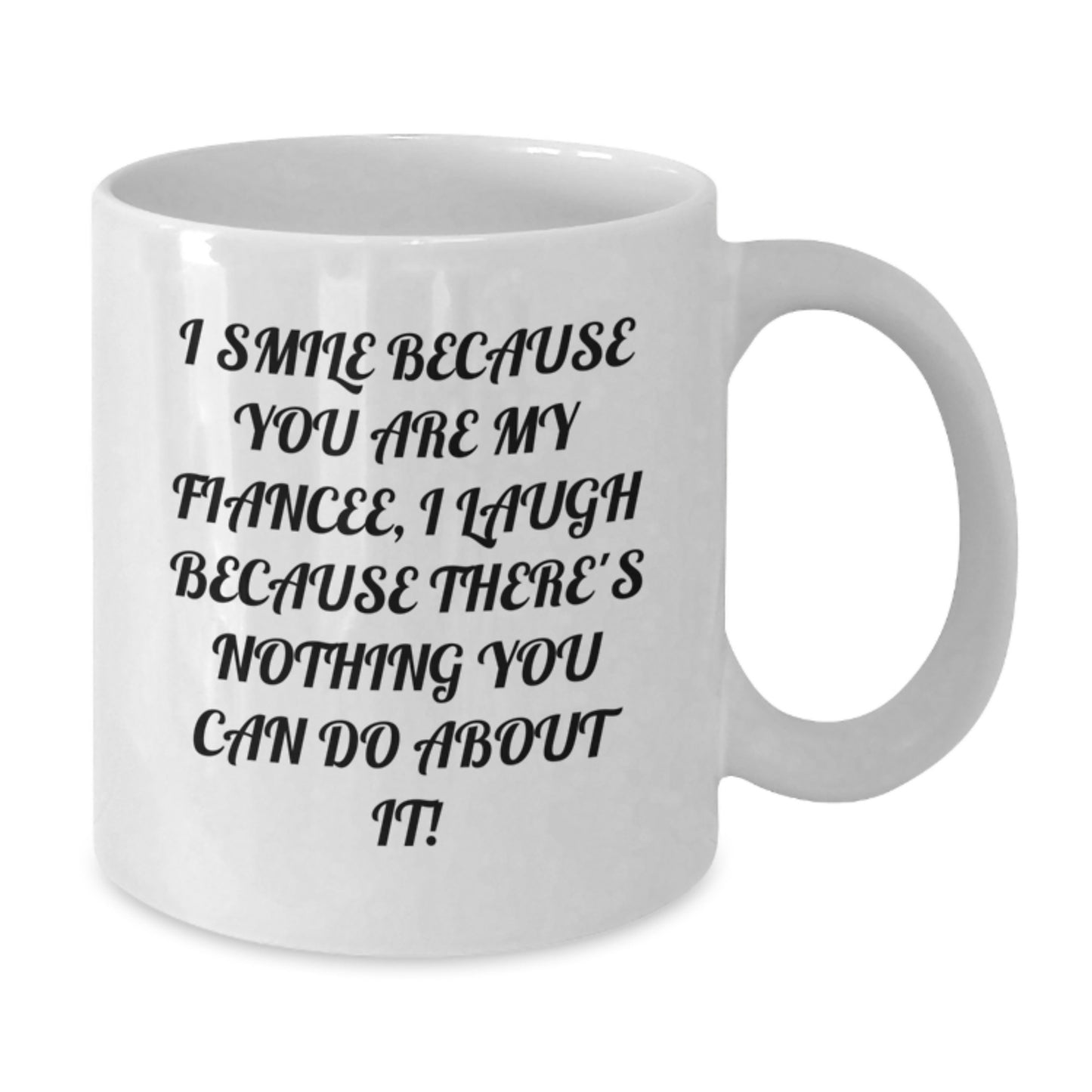 Fiancee Keepsake White Coffee Mug for Him 11oz Ceramic Birthday Gift - Additional