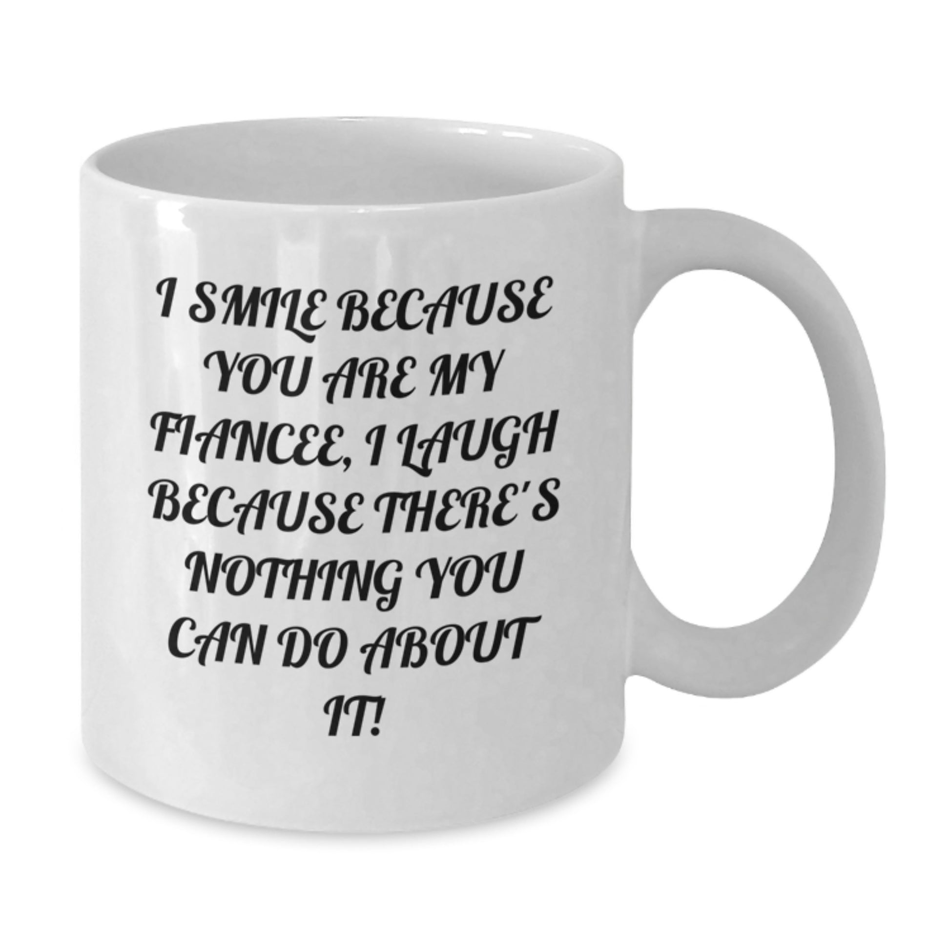 Fiancee Keepsake White Coffee Mug for Him 11oz Ceramic Birthday Gift - Additional