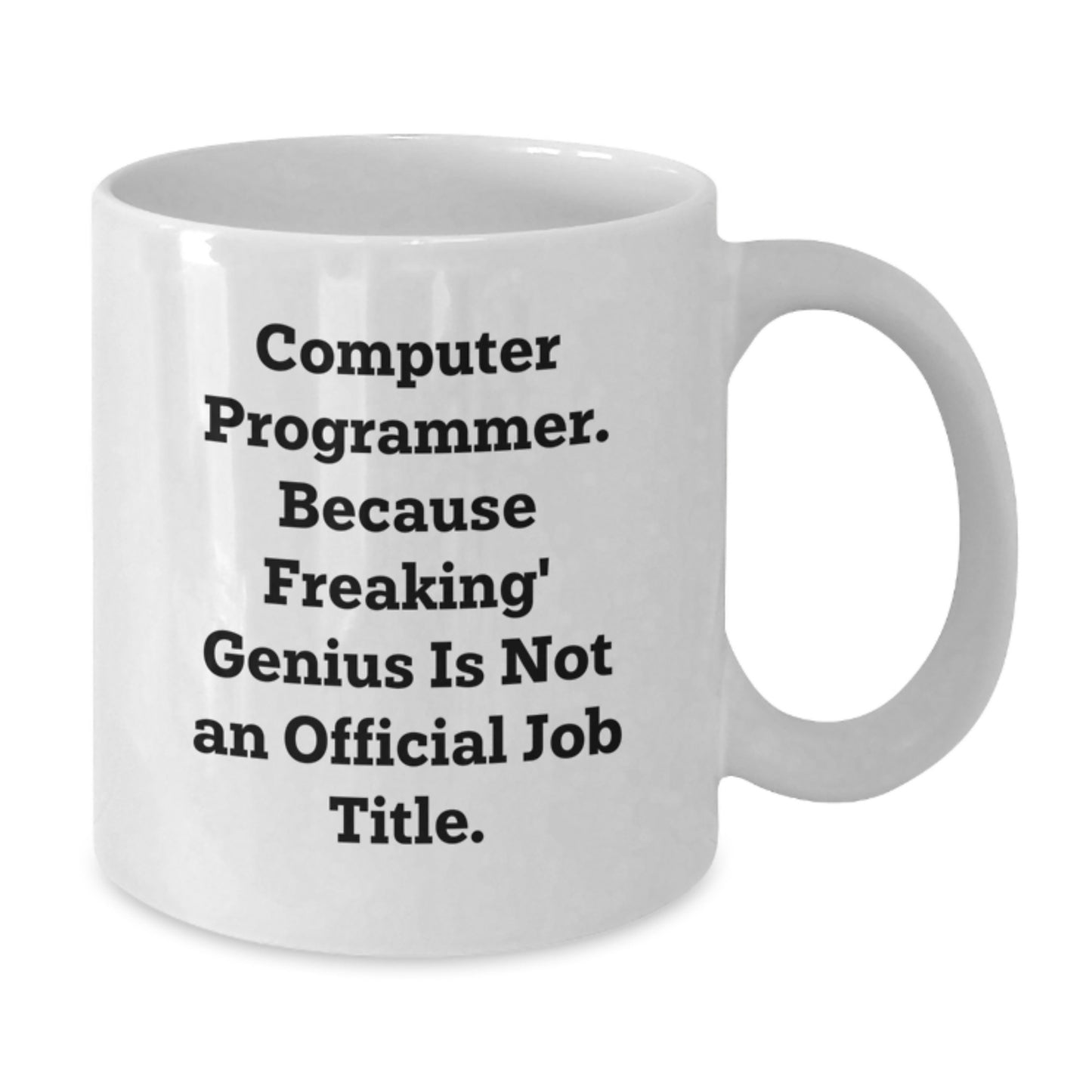 Computer Programmer Keepsake Mug – Graduation Gift for Him, White - Additional