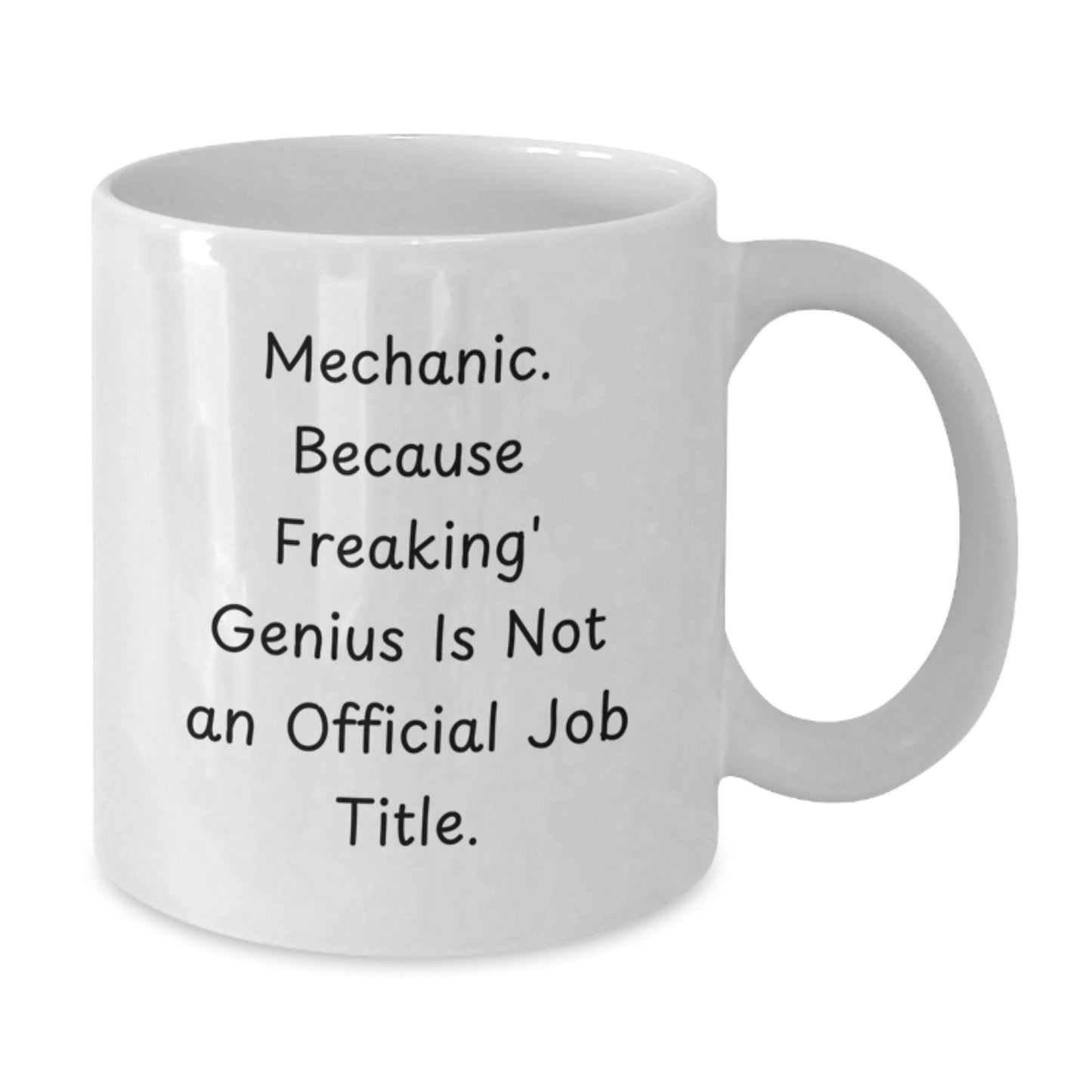 Mechanic Keepsake White Ceramic Coffee Mug for Him Birthday Gift - Additional