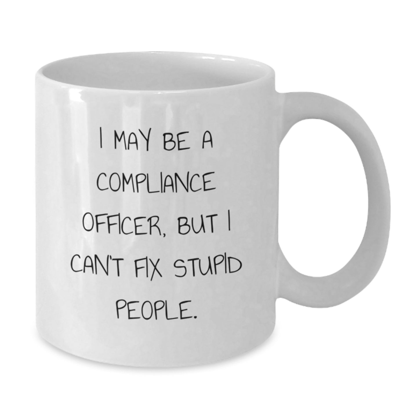 Compliance Officer Keepsake White Coffee Mug for Him Birthday Gift - Additional