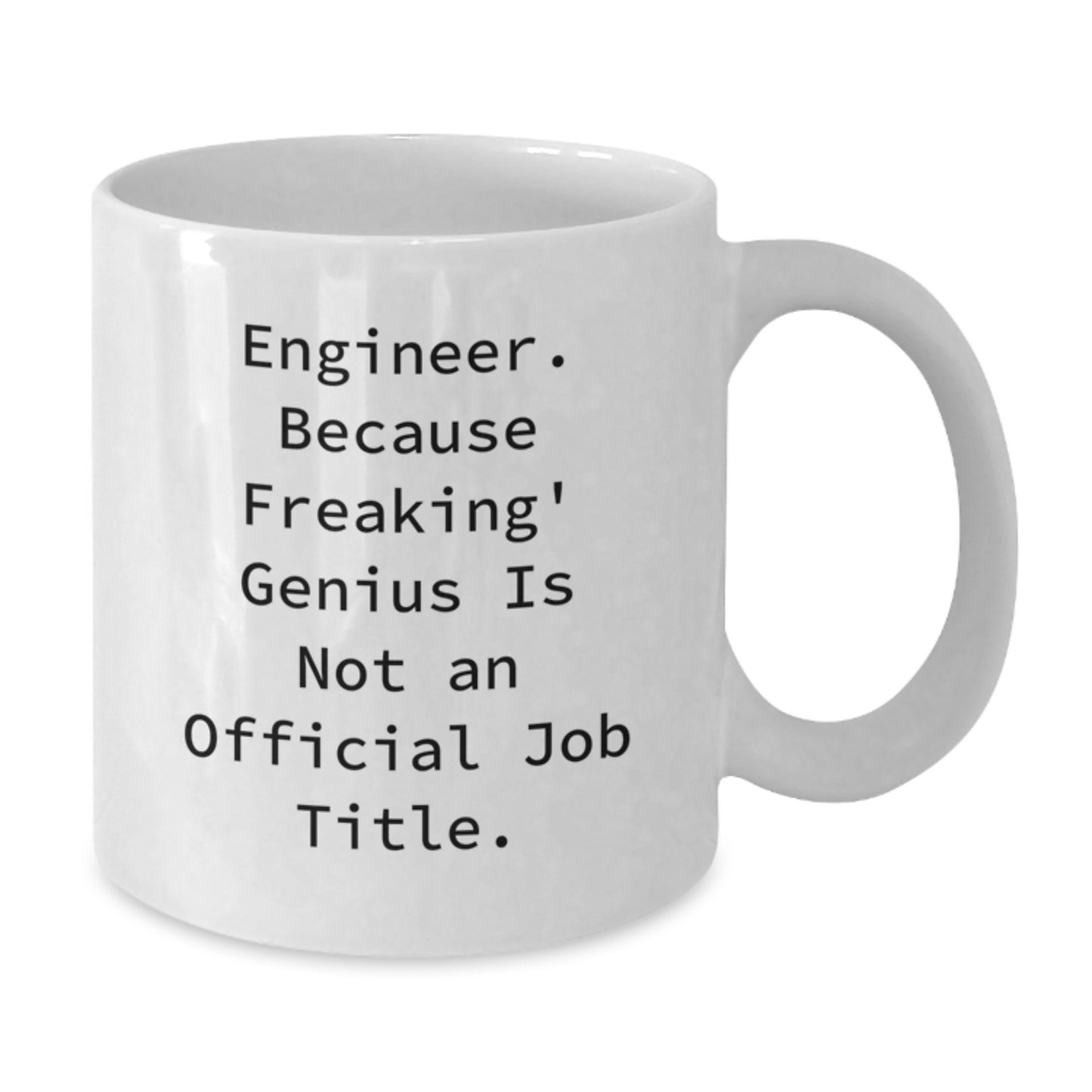 Engineer Keepsake White Ceramic Coffee Mug for Him Graduation Gift - Additional